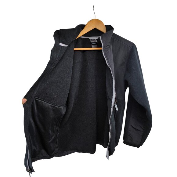 Vintage The North Face Denali Fleece Polartec Hooded Full Zip Coat Jacke XL Blac - Picture 4 of 9